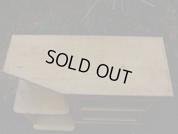 画像5: 古いモールガラスのキャビネット 