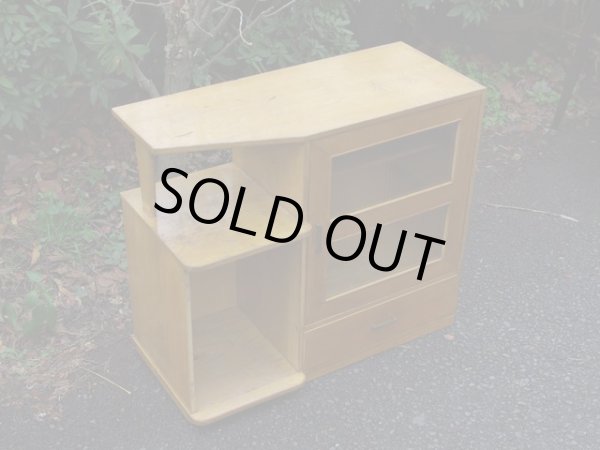 画像3: 古いモールガラスのキャビネット 