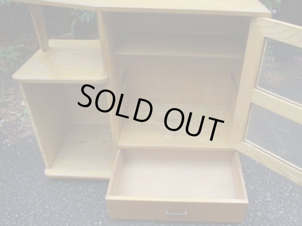 画像6: 古いモールガラスのキャビネット 