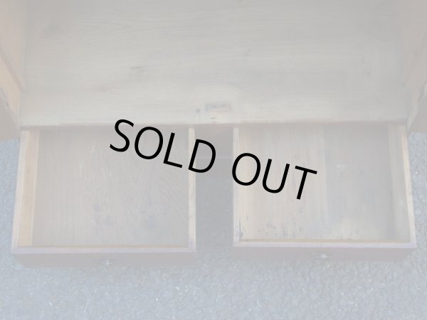 画像12: アンティーク ガラス戸の本箱 キャビネット 収納棚