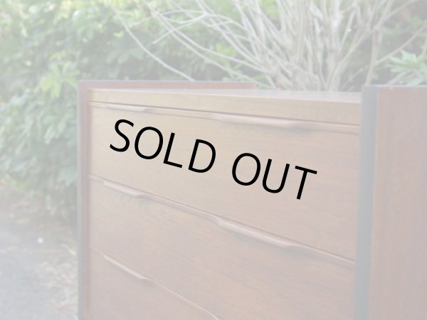 画像4: 北欧デザイン チークの3杯引出し チェスト 