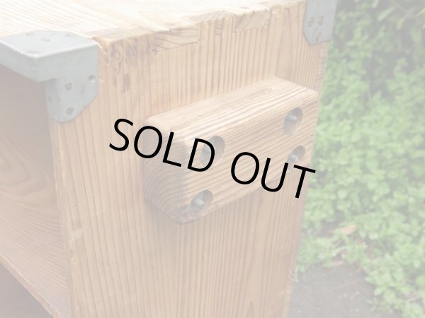 画像6: 古い木製の棚 木箱