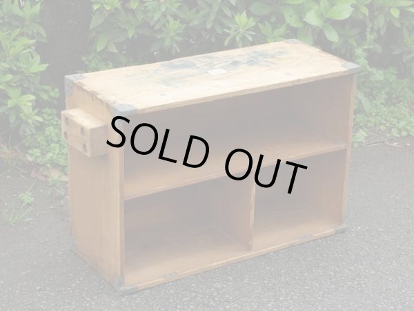 画像3: 古い木製の棚 木箱