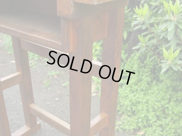 画像10: ビンテージ 木製小机 テーブル