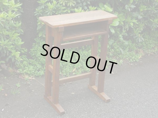 画像2: ビンテージ 木製小机 テーブル