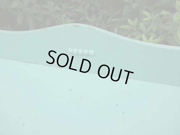 画像7: レトロポップ ペイントされたダイヤガラス戸の本箱 キャビネット