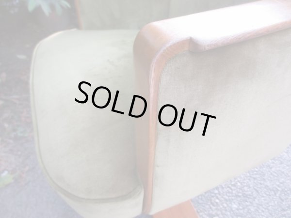 画像13: 古い回転アームチェア 椅子