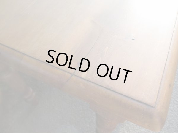 画像6: 古いパイン材テーブル 机