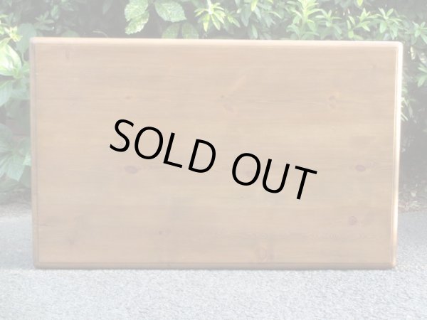 画像5: 古いパイン材テーブル 机