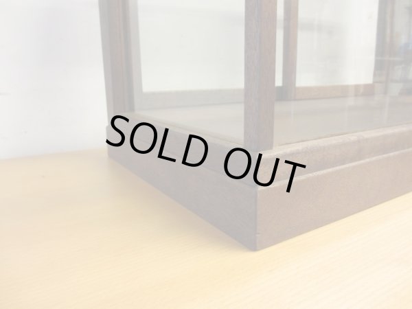 画像7: 昭和レトロ 5面ガラスショーケース 楢材