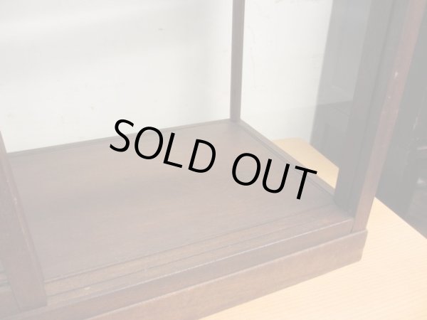 画像8: 昭和レトロ 5面ガラスショーケース 楢材