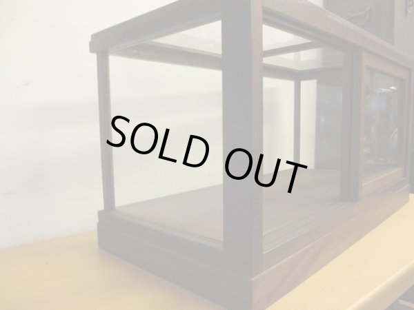 画像5: 昭和レトロ 5面ガラスショーケース 楢材