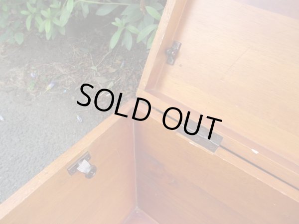 画像8: 木製ボックス トランク箱