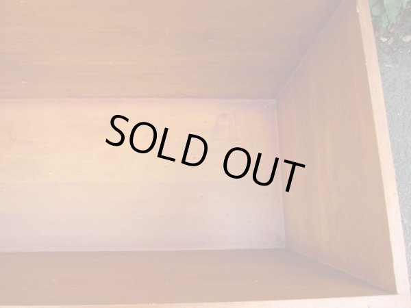 画像10: 木製ボックス トランク箱