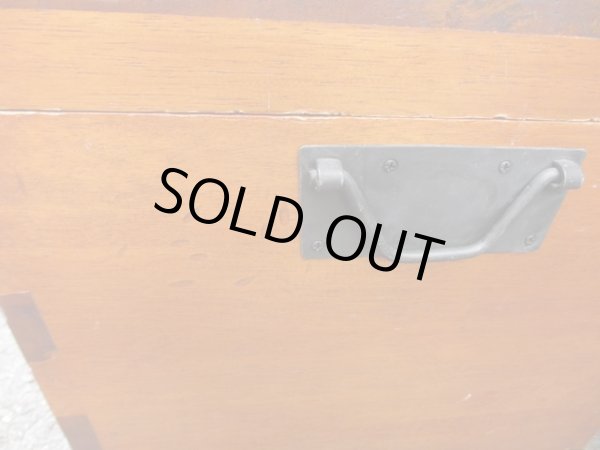 画像16: 木製ボックス トランク箱