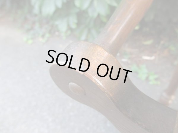 画像8: 古いオーク無垢材のバタフライテーブル ワゴン