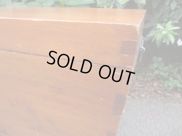 画像14: 木製ボックス トランク箱