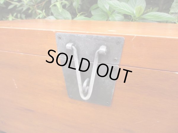 画像13: 木製ボックス トランク箱