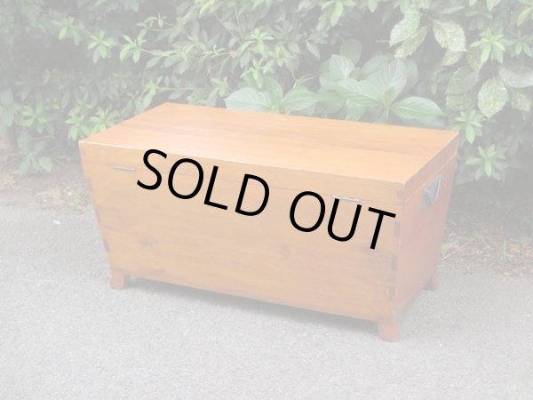 画像3: 木製ボックス トランク箱