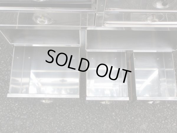 画像11: 古い ステンレス製ワゴン カート