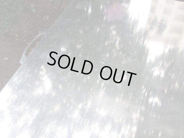 画像15: 古い ステンレス製ワゴン カート