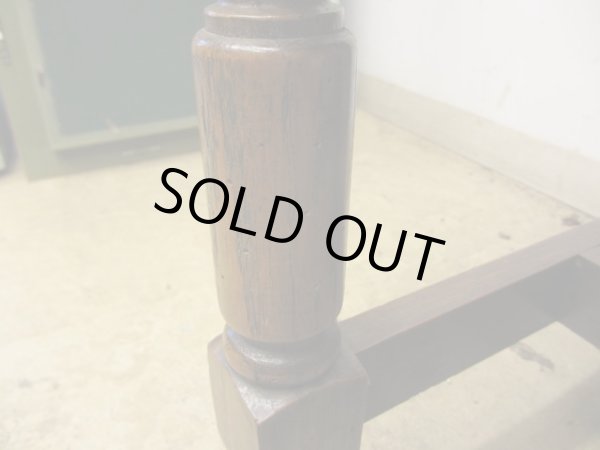 画像16: 古いオーク材ライティングデスク ビューロー ブックケース ヴィンテージ