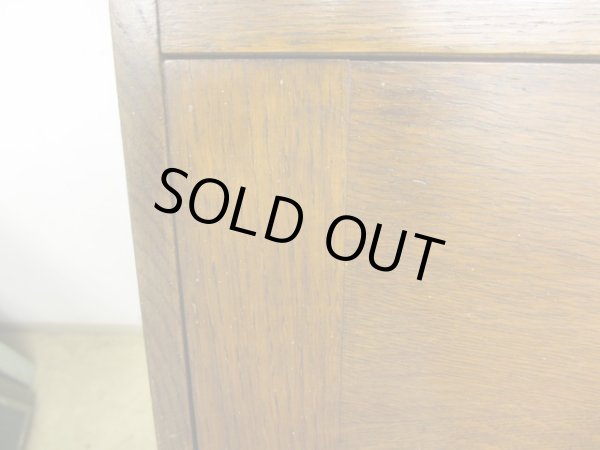 画像15: 古いオーク材ライティングデスク ビューロー ブックケース ヴィンテージ