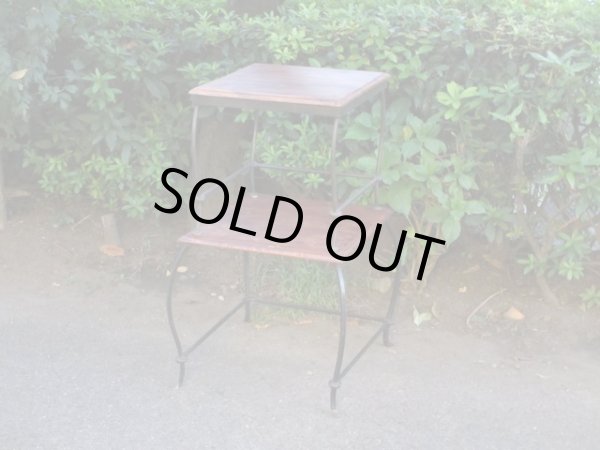 画像6: 古い鉄脚のネストテーブル ヴィンテージ