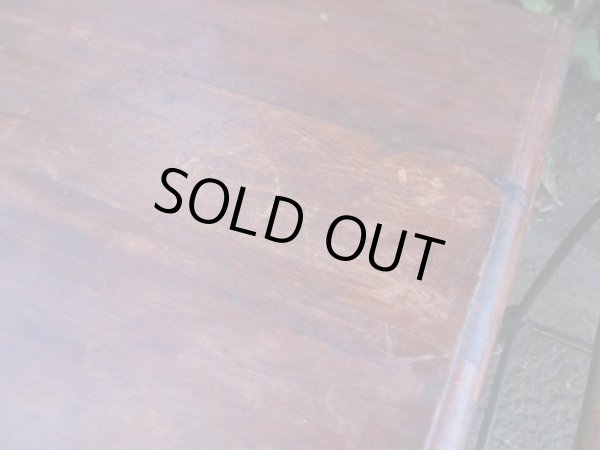 画像7: 古い鉄脚のネストテーブル ヴィンテージ