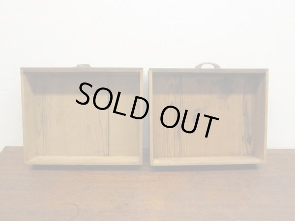 画像10: ヴィンテージ 横長の木製デスク 平机