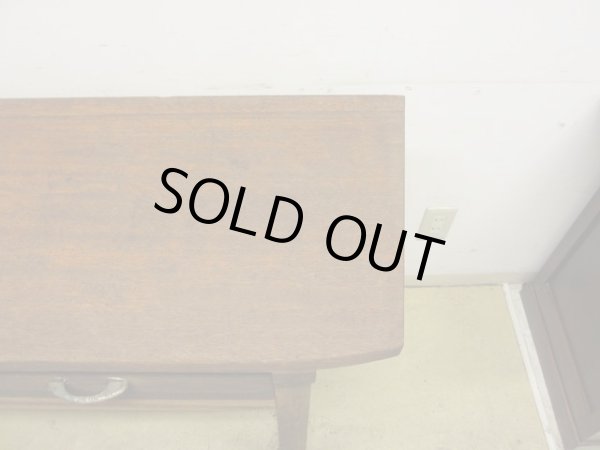 画像7: ヴィンテージ 横長の木製デスク 平机