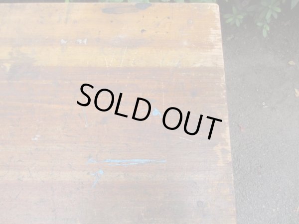 画像8: ヴィンテージ ２杯引出し平机 デスク 作業台