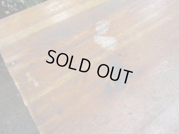 画像9: ヴィンテージ ２杯引出し平机 デスク 作業台