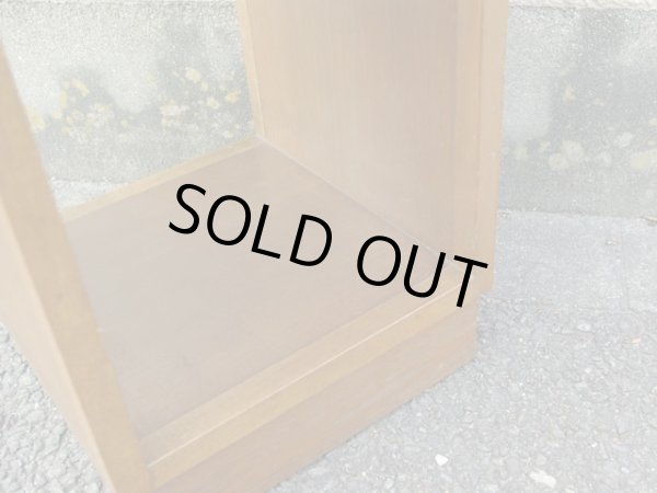 画像11: 深い色味 木製の飾り台 花台