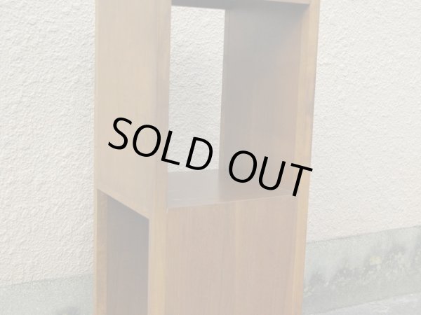 画像4: 深い色味 木製の飾り台 花台