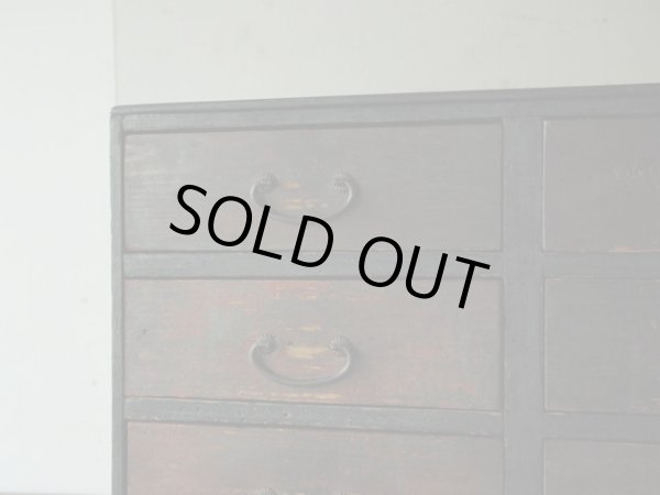 画像7: アンティーク 小ぶりな6杯引出し箪笥 時代家具