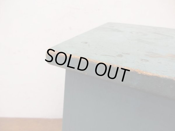 画像4: ヴィンテージ ブルーグレーの踏み台