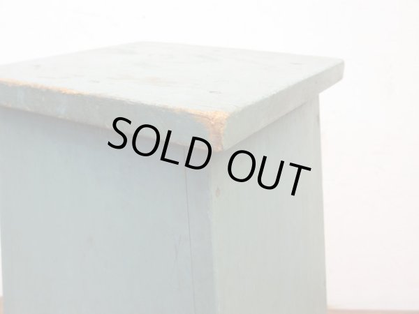 画像5: ヴィンテージ ブルーグレーの踏み台