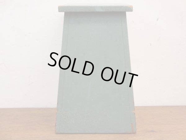 画像2: ヴィンテージ ブルーグレーの踏み台