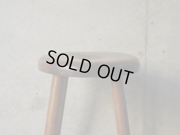 画像4: アンティーク 丸椅子 木製スツール