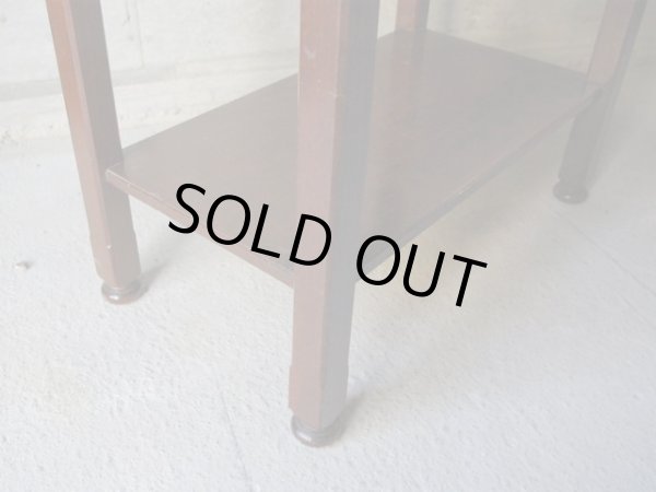 画像10: 古い木製デスク サイドテーブル