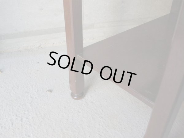 画像11: 古い木製デスク サイドテーブル