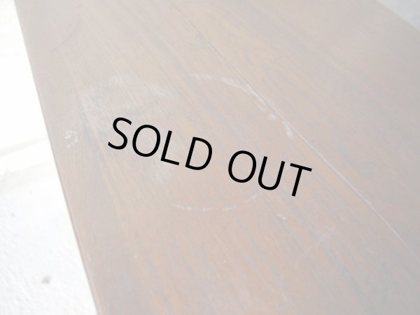 画像8: 古い木製デスク サイドテーブル