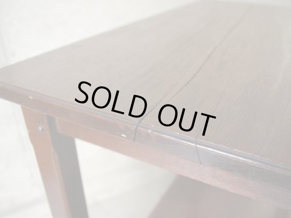 画像6: 古い木製デスク サイドテーブル