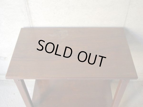 画像4: 古い木製デスク サイドテーブル