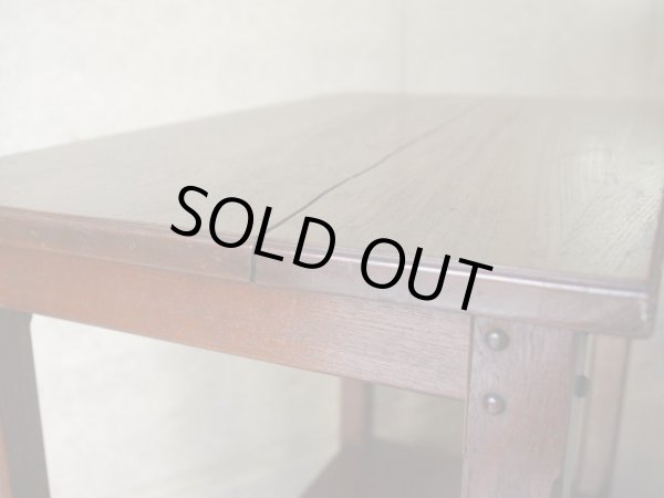 画像7: 古い木製デスク サイドテーブル