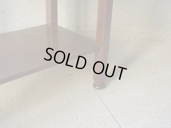 画像12: 古い木製デスク サイドテーブル