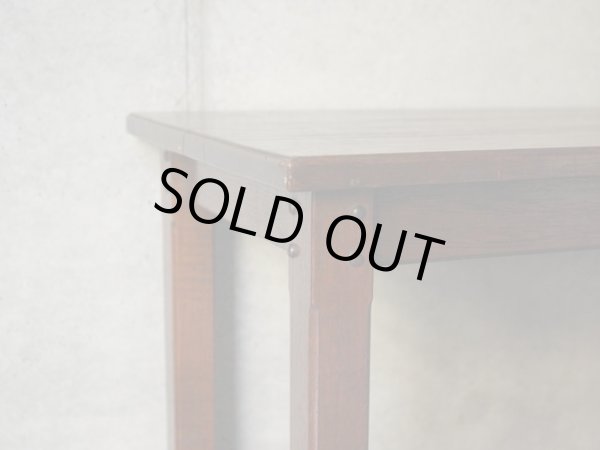 画像5: 古い木製デスク サイドテーブル