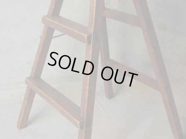 画像5: ヴィンテージ　木製の脚立