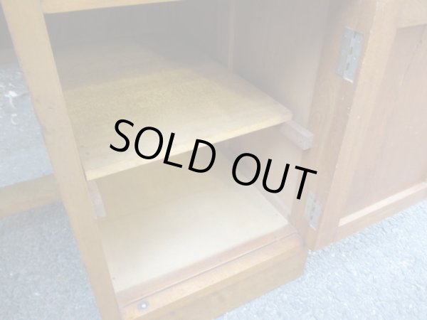 画像11: アンティーク　桜材の片袖デスク